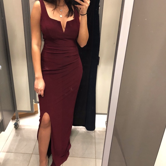 Formal Maroon Dress